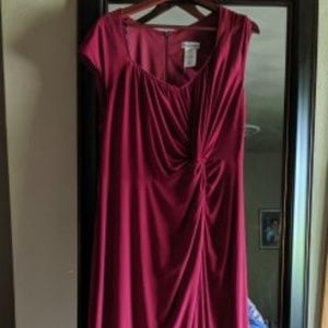 Red long gown